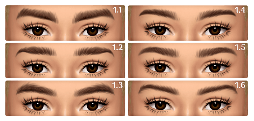 Галерея мода Сет бровей Eyebrows N1 #1